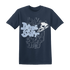 White-Navy-6s-T-Shirt-Match-Dope-Sneaker