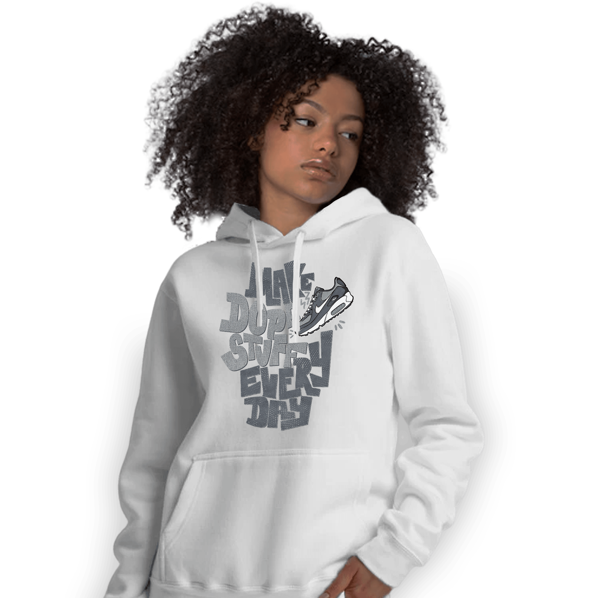 Air Max 90 Iron Grey Hoodie Match Dope Sneaker - NastyJamz