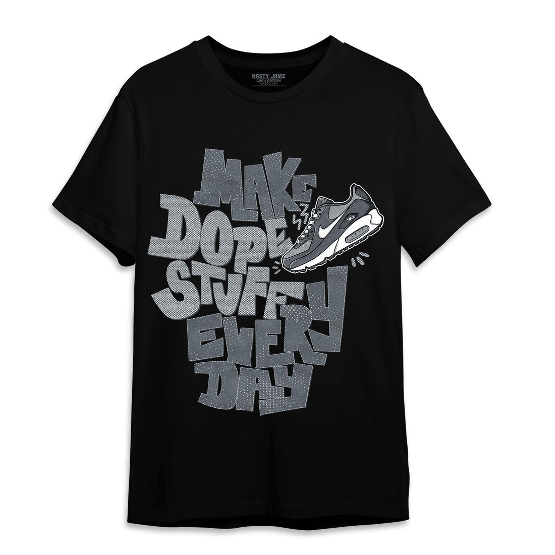 Air Max 90 Iron Grey T Shirt Match Dope Sneaker - NastyJamz