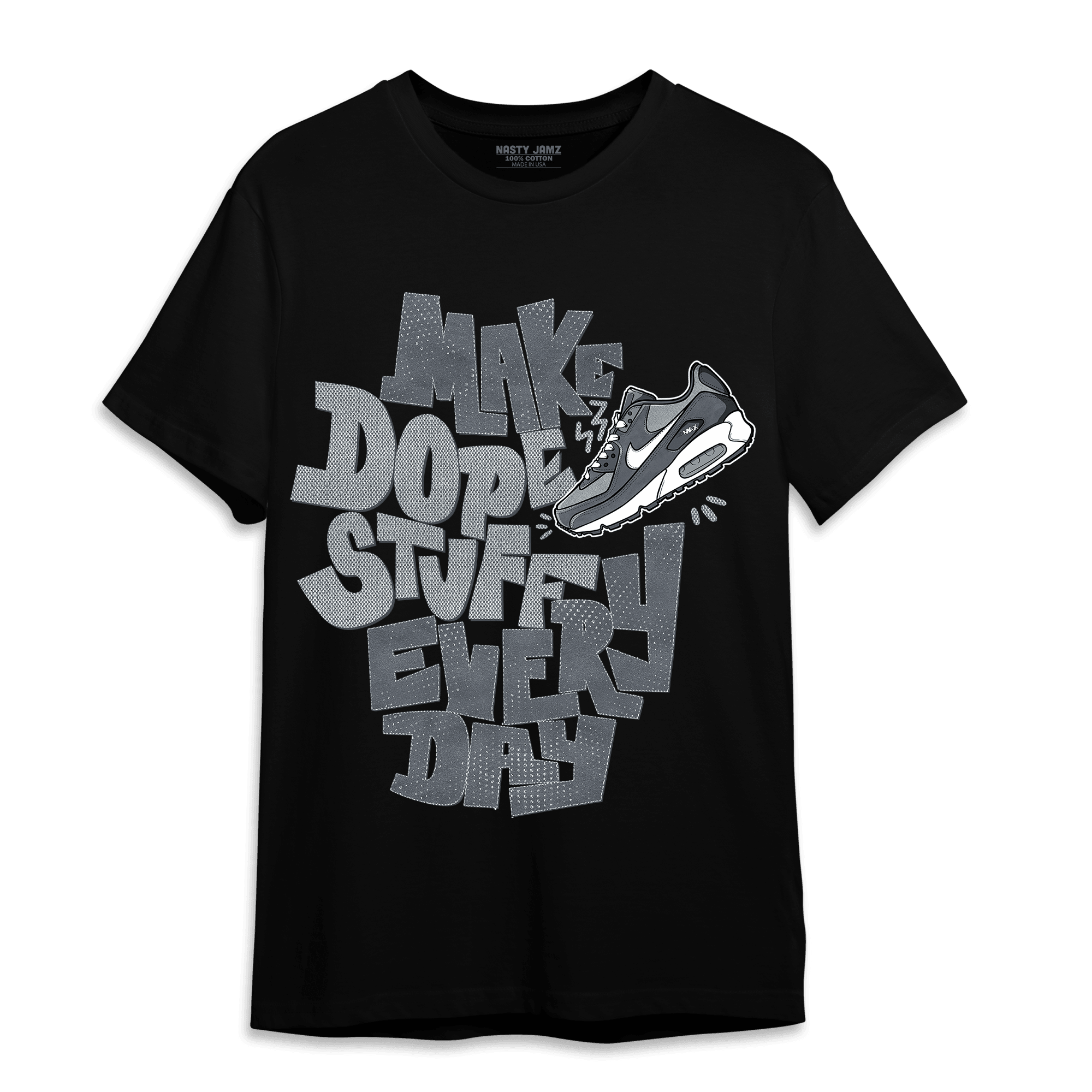 Air Max 90 Iron Grey T Shirt Match Dope Sneaker - NastyJamz
