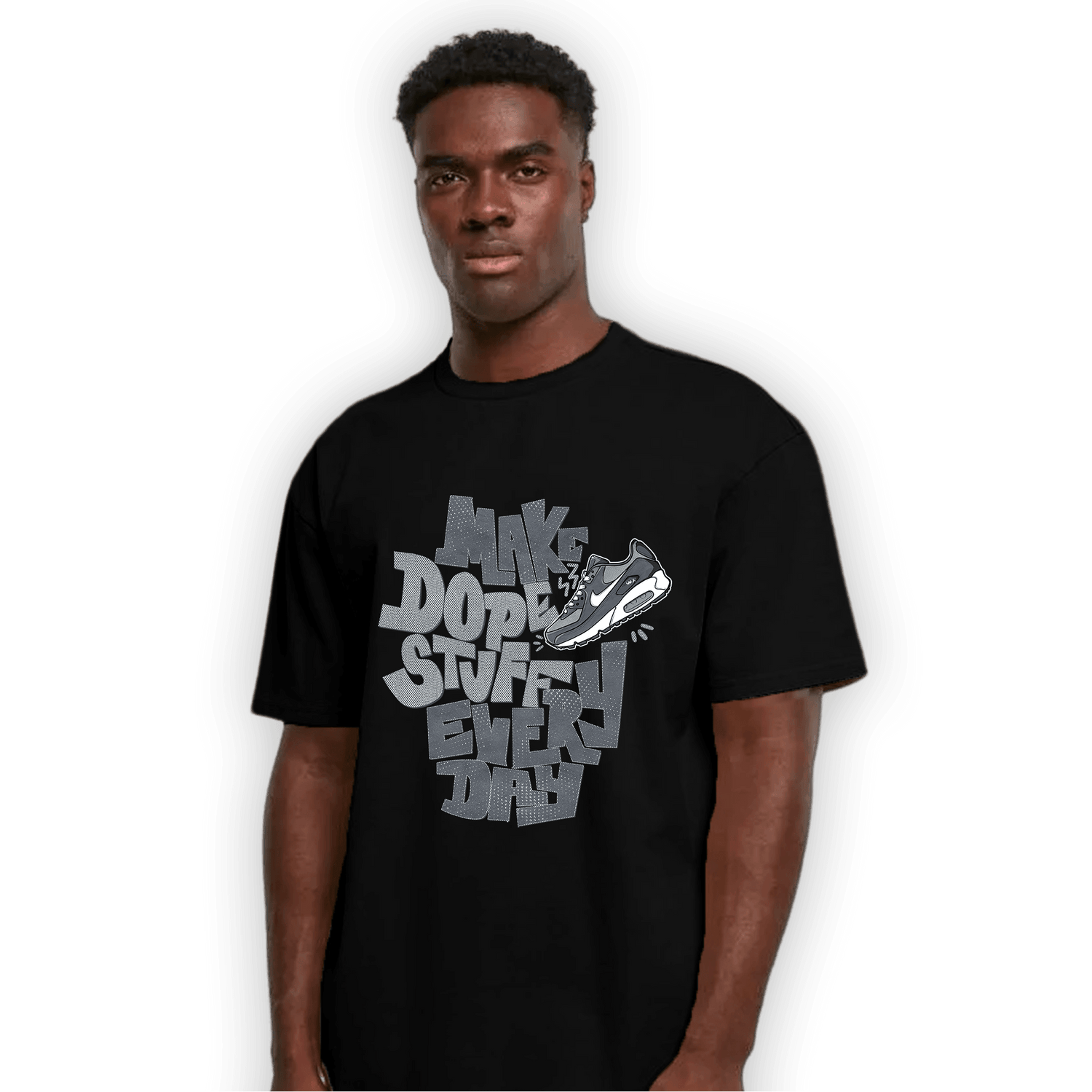 Air Max 90 Iron Grey T Shirt Match Dope Sneaker - NastyJamz