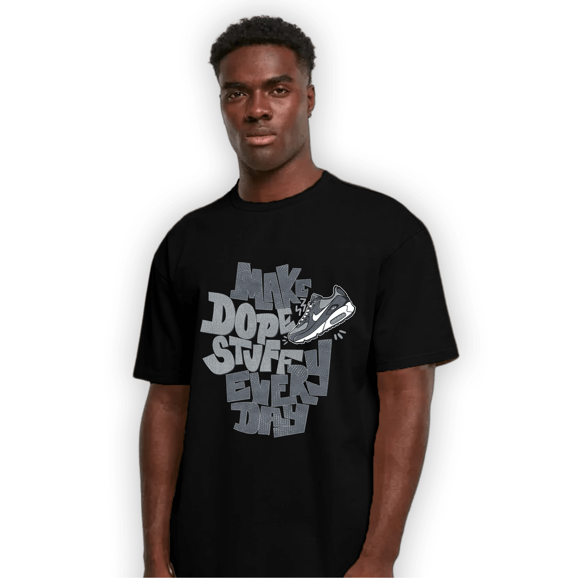 Air Max 90 Iron Grey T Shirt Match Dope Sneaker - NastyJamz