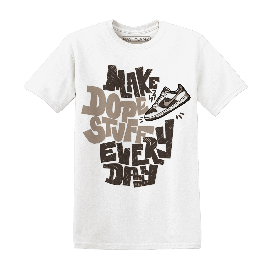 Dunk Low Baroque Brown T Shirt Match Dope Sneaker - NastyJamz