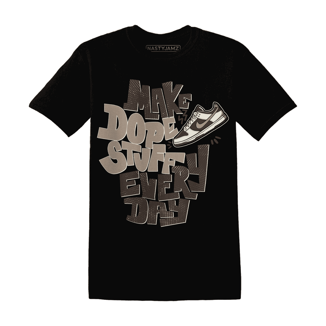 Dunk Low Baroque Brown T Shirt Match Dope Sneaker - NastyJamz