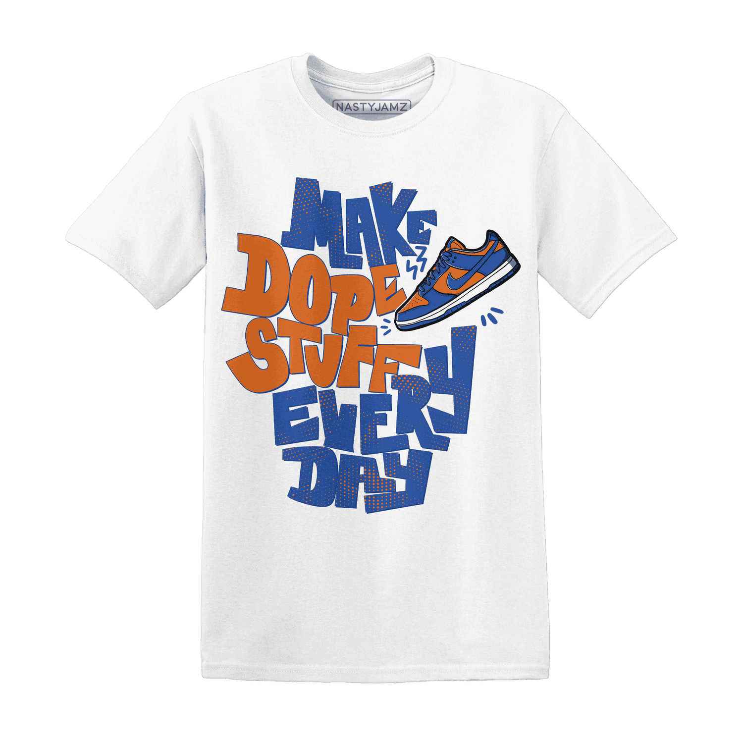 Dunk Low Knicks T Shirt Match Dope Sneaker - NastyJamz