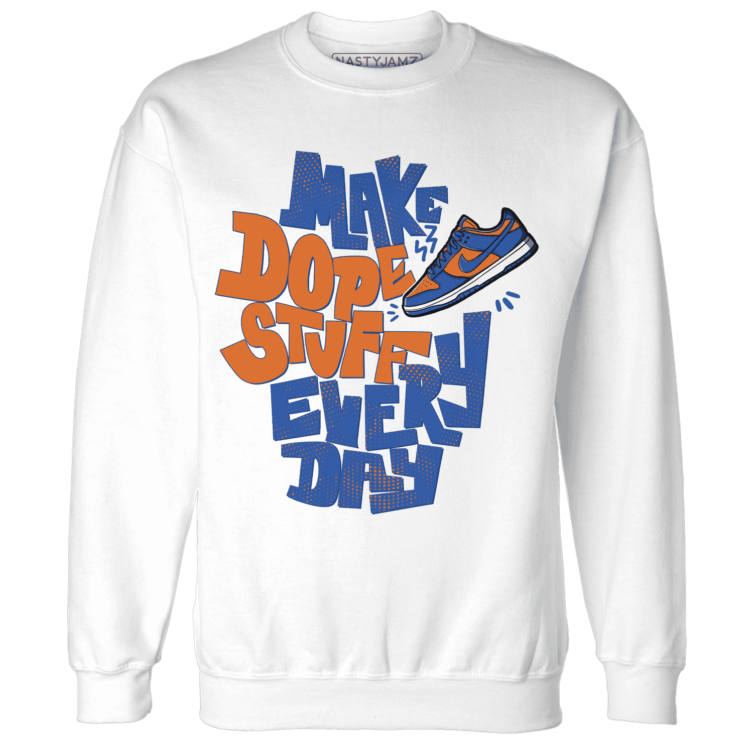 Dunk Low Knicks Sweatshirt Match Dope Sneaker - NastyJamz