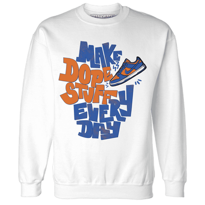 Dunk Low Knicks Sweatshirt Match Dope Sneaker - NastyJamz