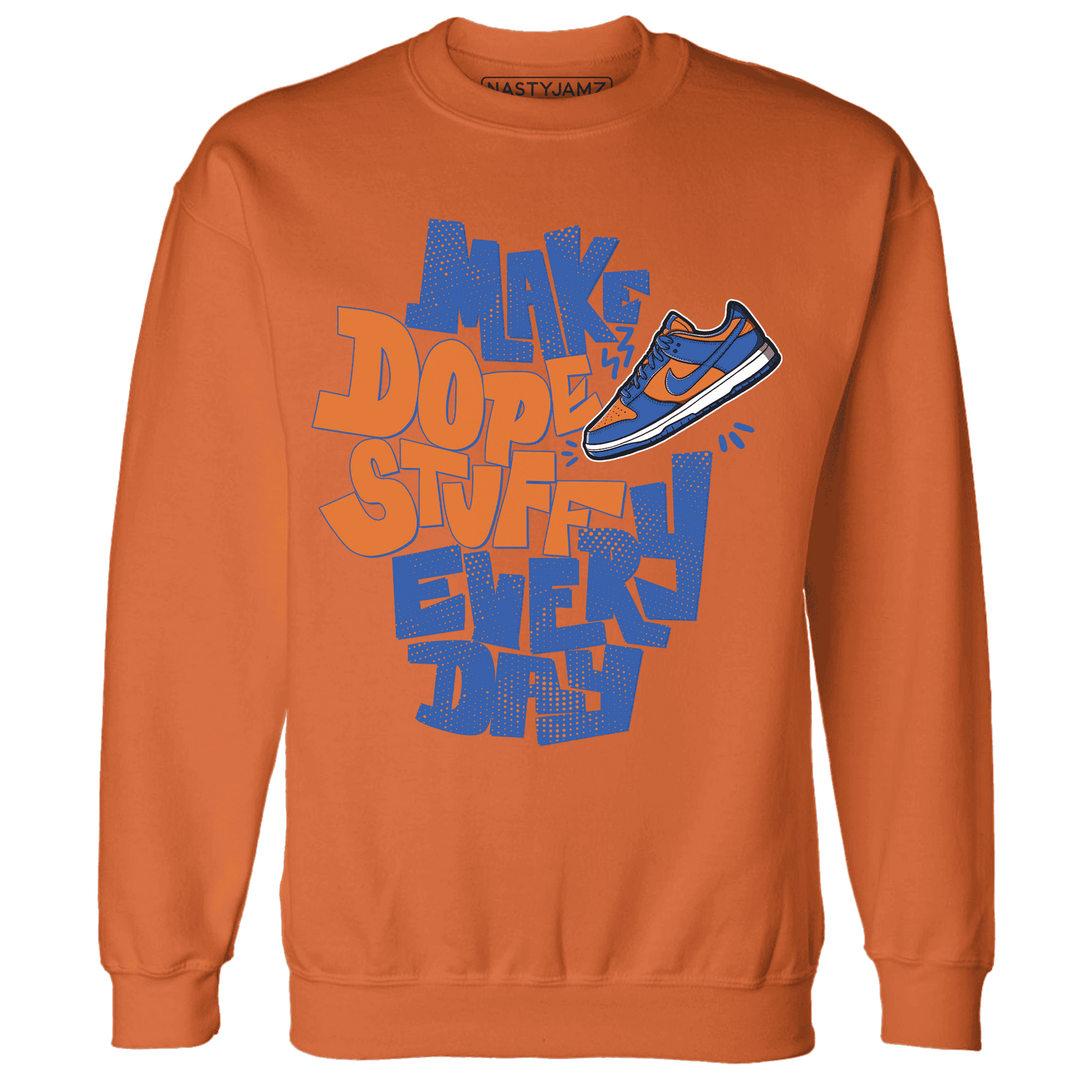 Dunk Low Knicks Sweatshirt Match Dope Sneaker - NastyJamz