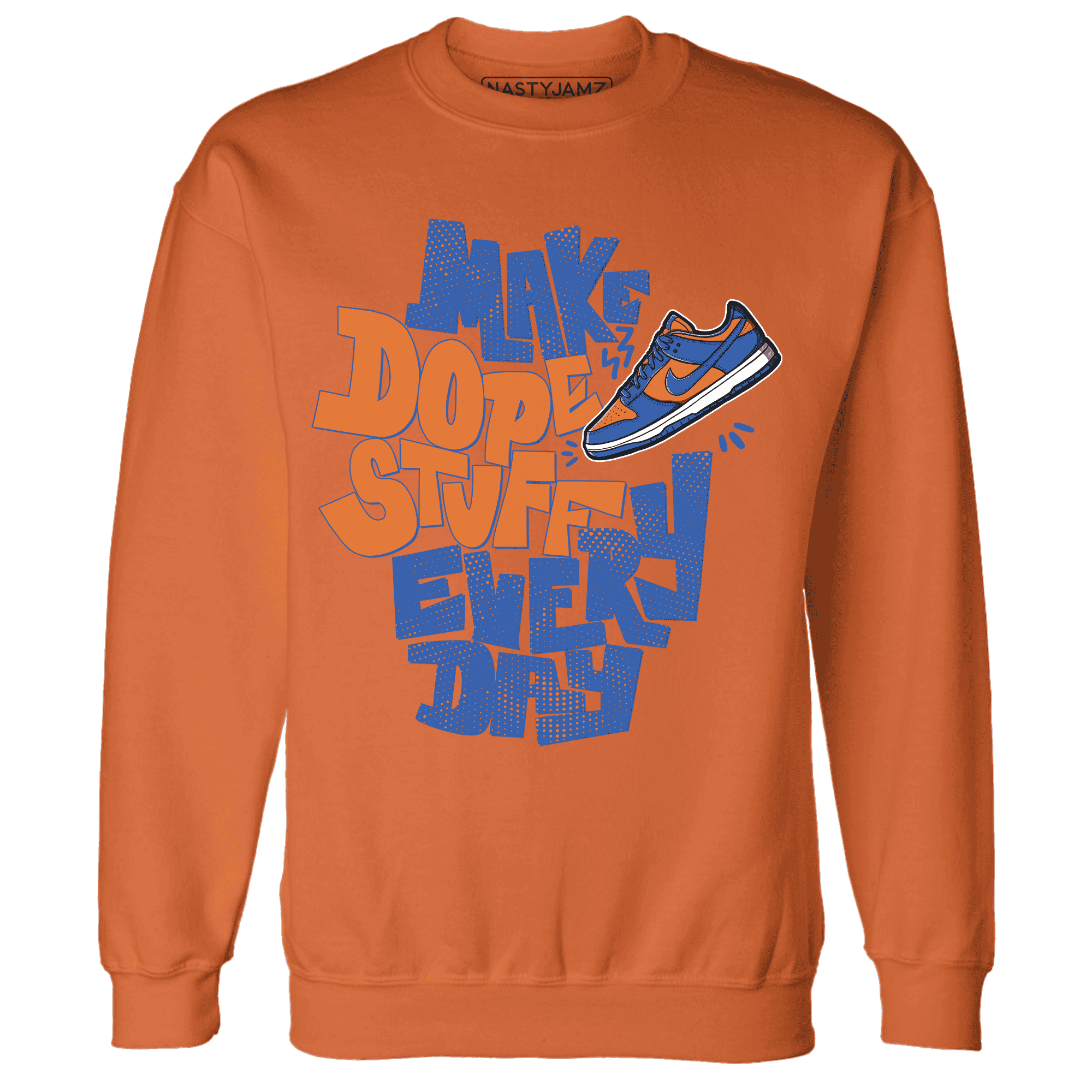 Dunk Low Knicks Sweatshirt Match Dope Sneaker - NastyJamz