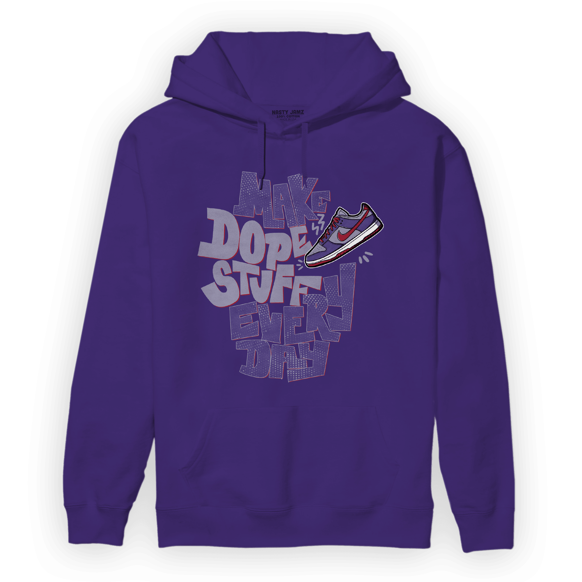 Dunk Low Plum Hoodie Match Dope Sneaker - NastyJamz