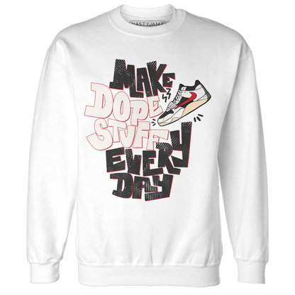 Jumman Jack University Red Sweatshirt Match Dope Sneaker - NastyJamz