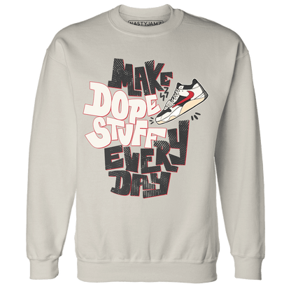 Jumman Jack University Red Sweatshirt Match Dope Sneaker - NastyJamz