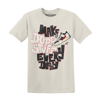 Jumman Jack University Red T Shirt Match Dope Sneaker - NastyJamz