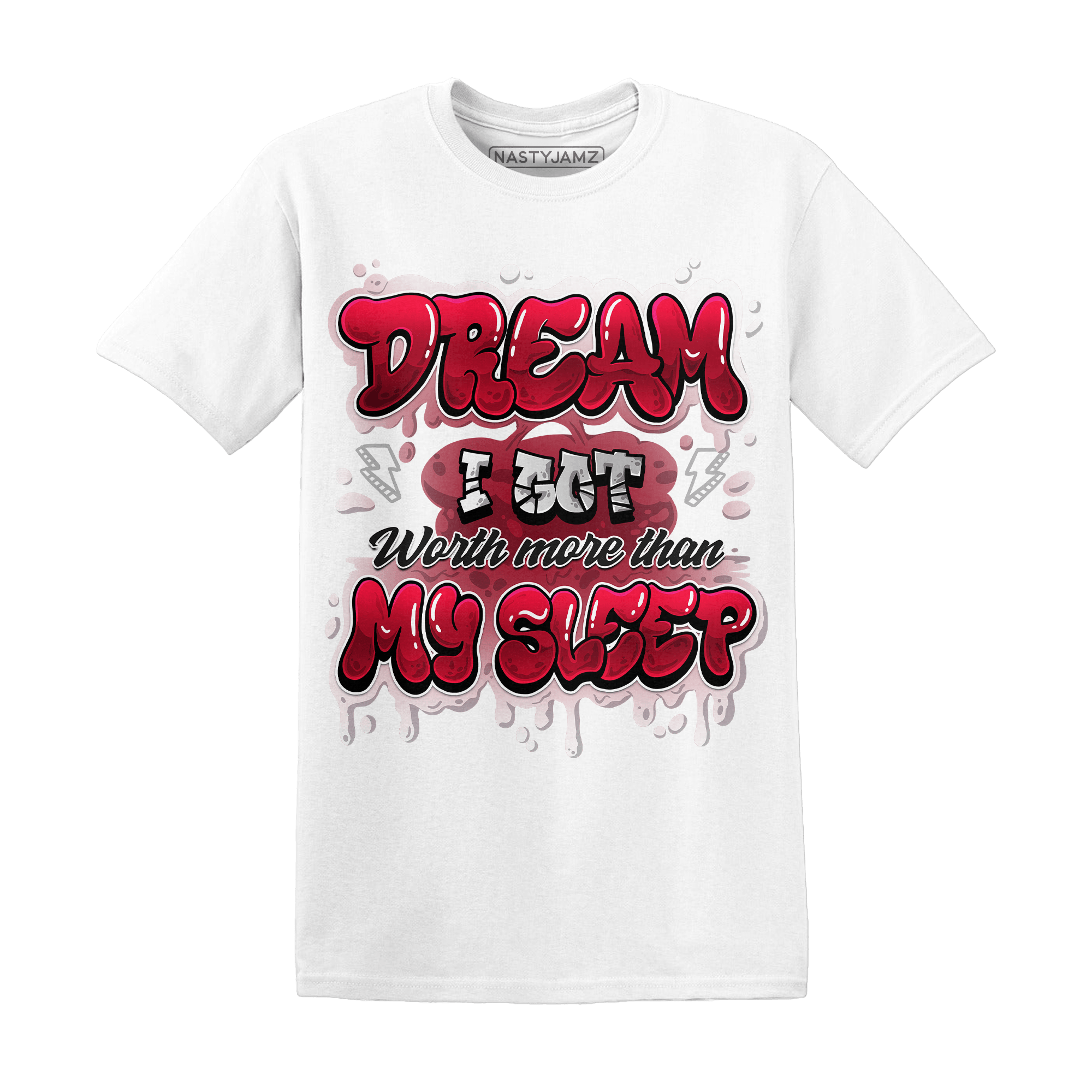 Retro Red Taxi 12s T Shirt Match Dream Over Rest - NastyJamz