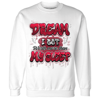 Retro Red Taxi 12s Sweatshirt Match Dream Over Rest - NastyJamz