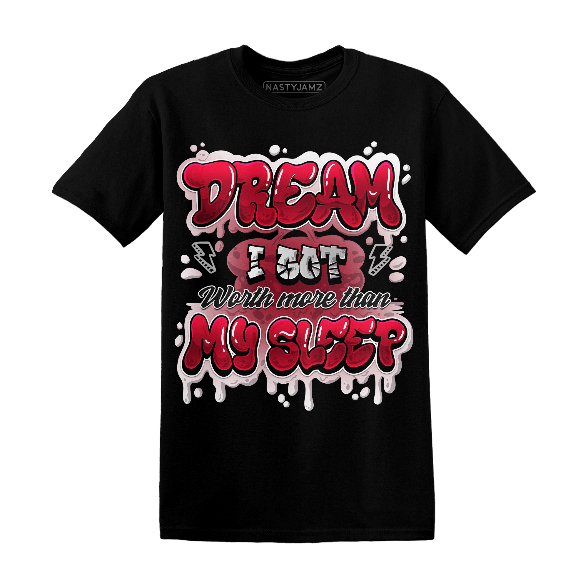 Retro Red Taxi 12s T Shirt Match Dream Over Rest - NastyJamz
