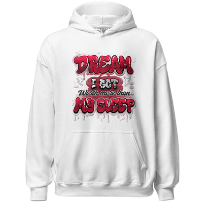 Retro Red Taxi 12s Hoodie Match Dream Over Rest - NastyJamz
