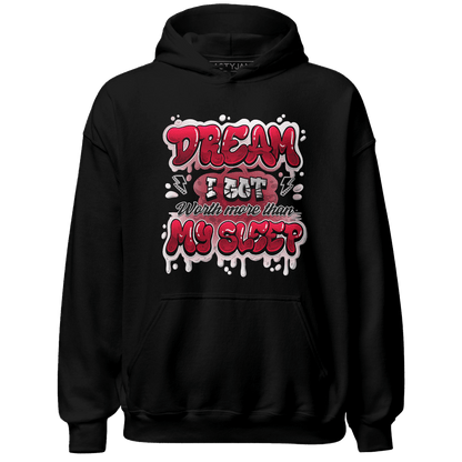 Retro Red Taxi 12s Hoodie Match Dream Over Rest - NastyJamz