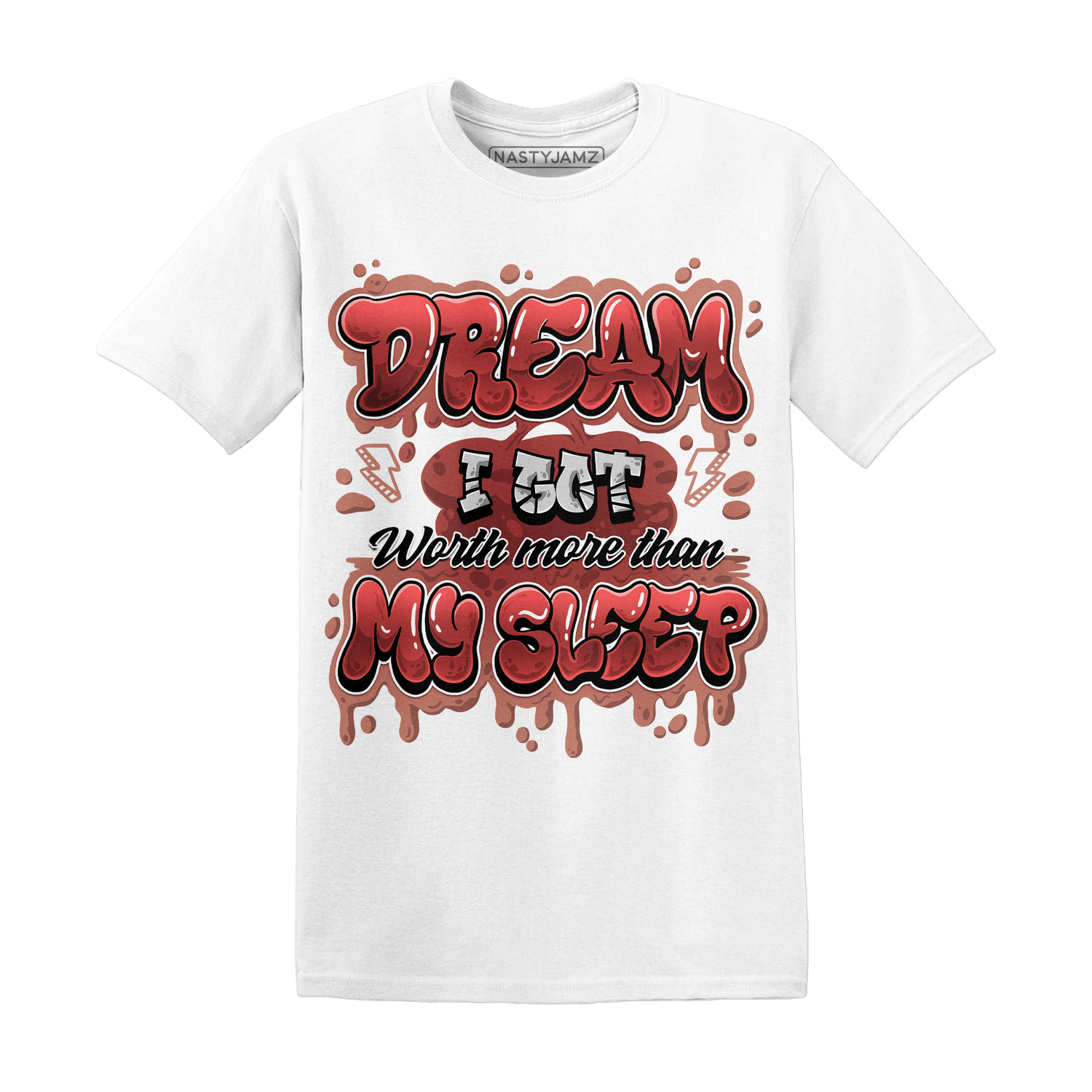 Dune Red 13s T Shirt Match Dream Over Rest - NastyJamz
