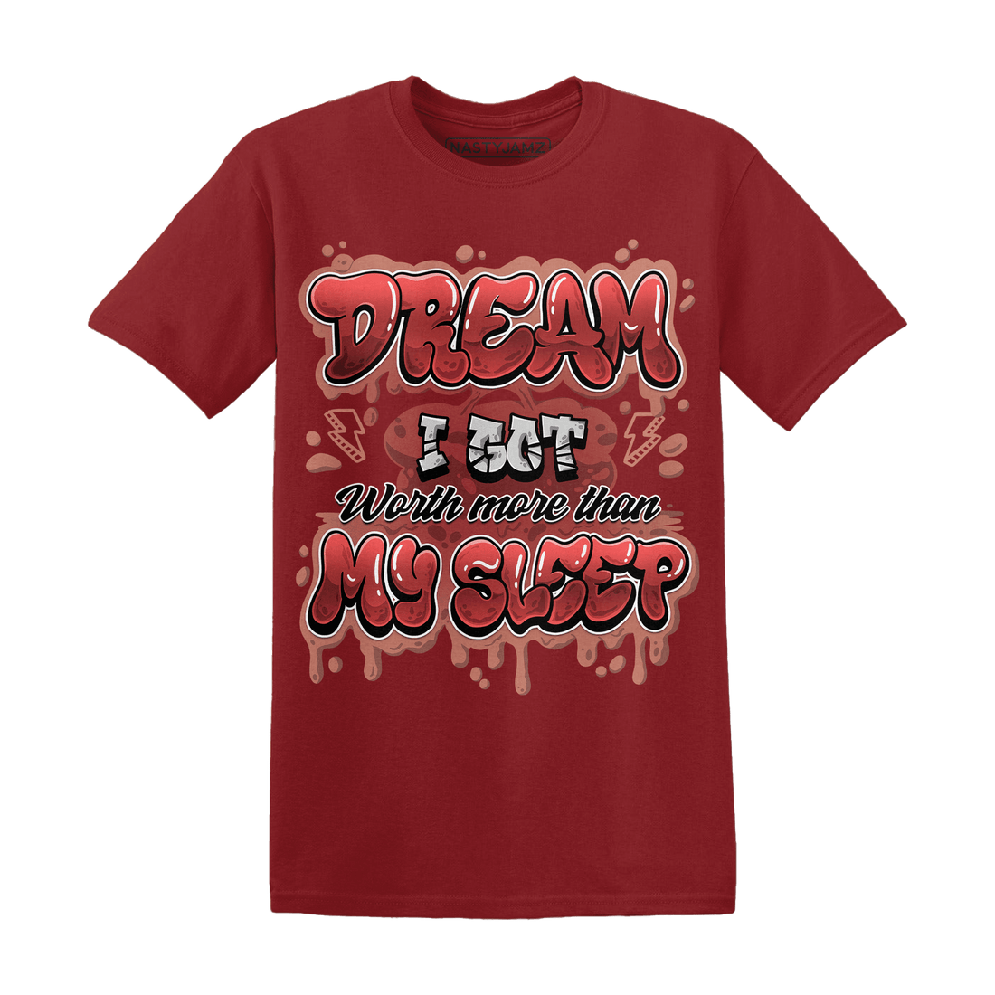 Dune Red 13s T Shirt Match Dream Over Rest - NastyJamz