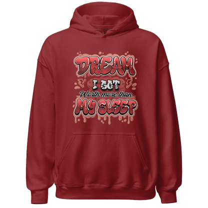 Dune Red 13s Hoodie Match Dream Over Rest - NastyJamz