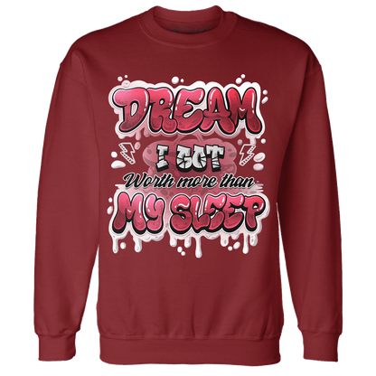 High 85 Metallic Burgundy 1s Sweatshirt Match Dream Over Rest - NastyJamz