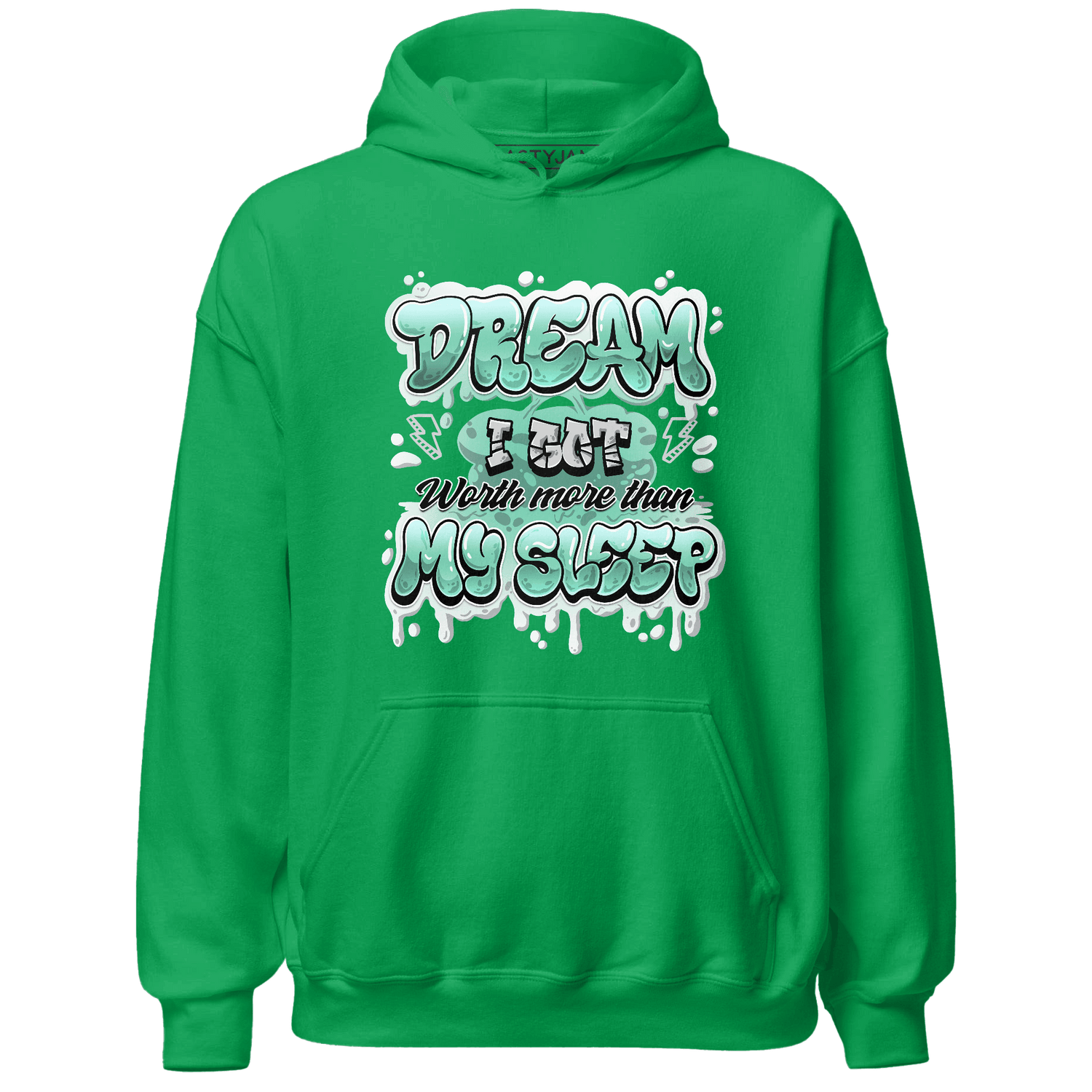 High OG Green Glow 1s Hoodie Match Dream Over Rest - NastyJamz