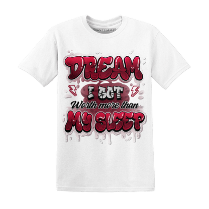 High White Team Red 1s T Shirt Match Dream Over Rest - NastyJamz