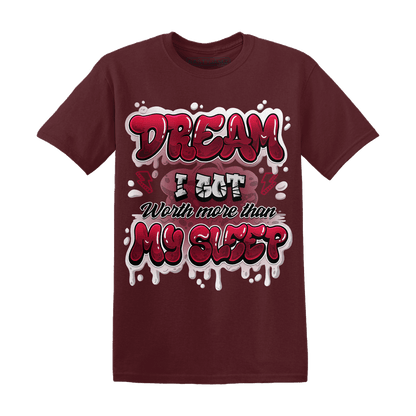 High White Team Red 1s T Shirt Match Dream Over Rest - NastyJamz