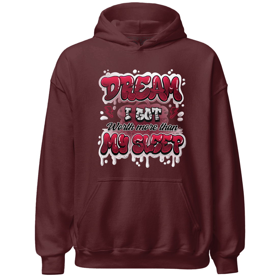 High White Team Red 1s Hoodie Match Dream Over Rest - NastyJamz