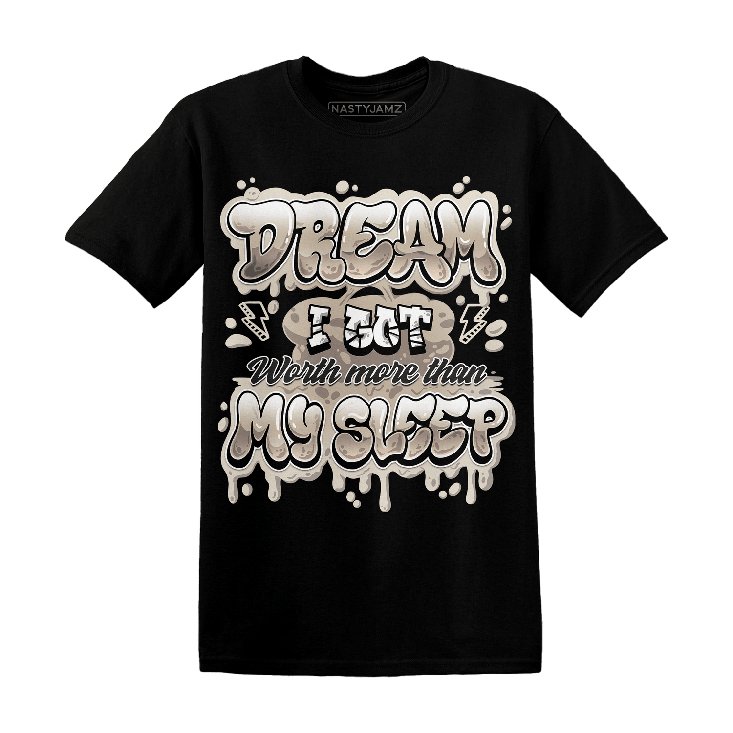 Latte 1s T Shirt Match Dream Over Rest - NastyJamz