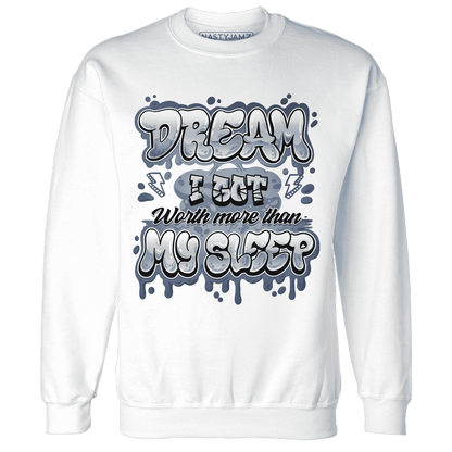 Mid Diffused Blue Grey 1s Sweatshirt Match Dream Over Rest - NastyJamz
