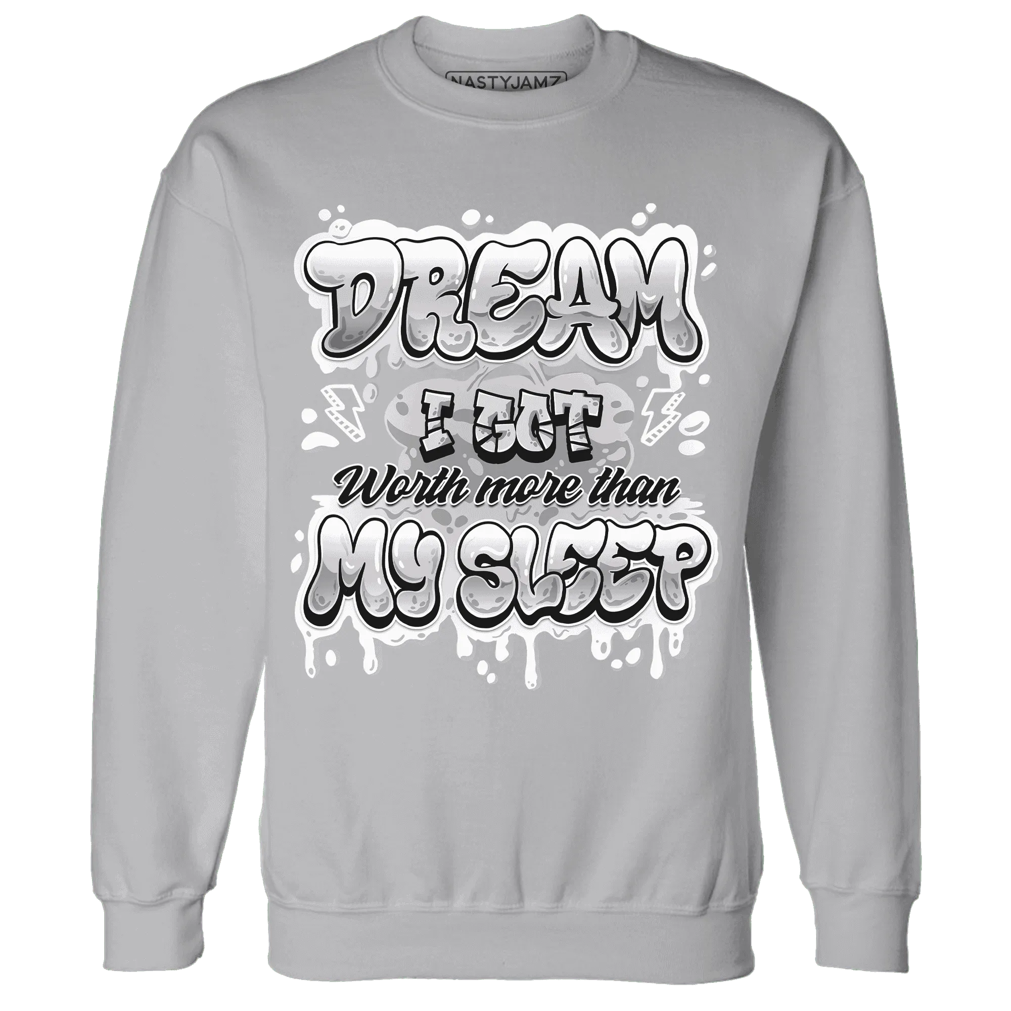 Cement-Grey-3s-Sweatshirt-Match-Dream-Over-Rest