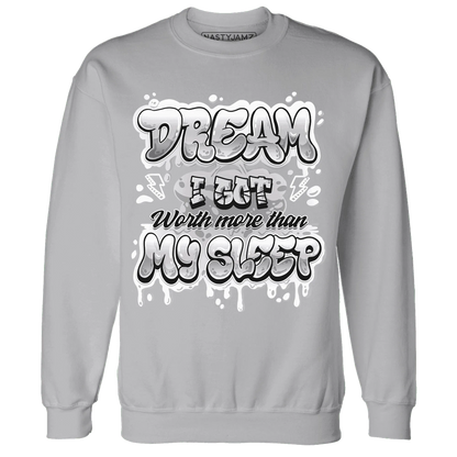 Cement-Grey-3s-Sweatshirt-Match-Dream-Over-Rest