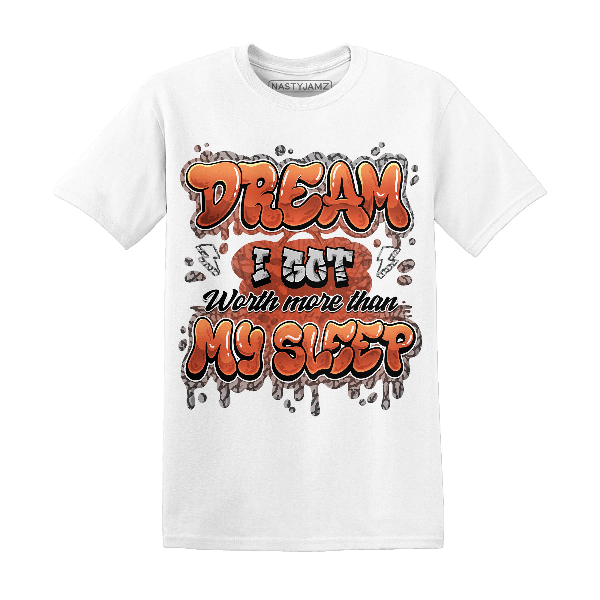 Georgia Peach 3s T Shirt Match Dream Over Rest - NastyJamz