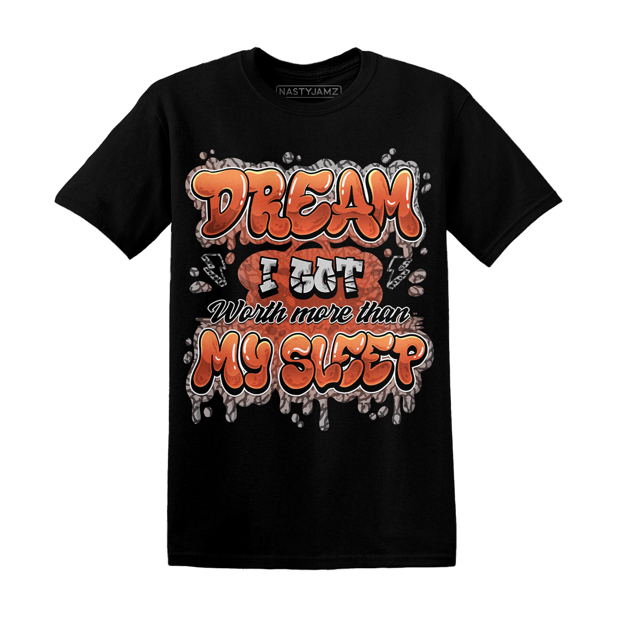 Georgia Peach 3s T Shirt Match Dream Over Rest - NastyJamz