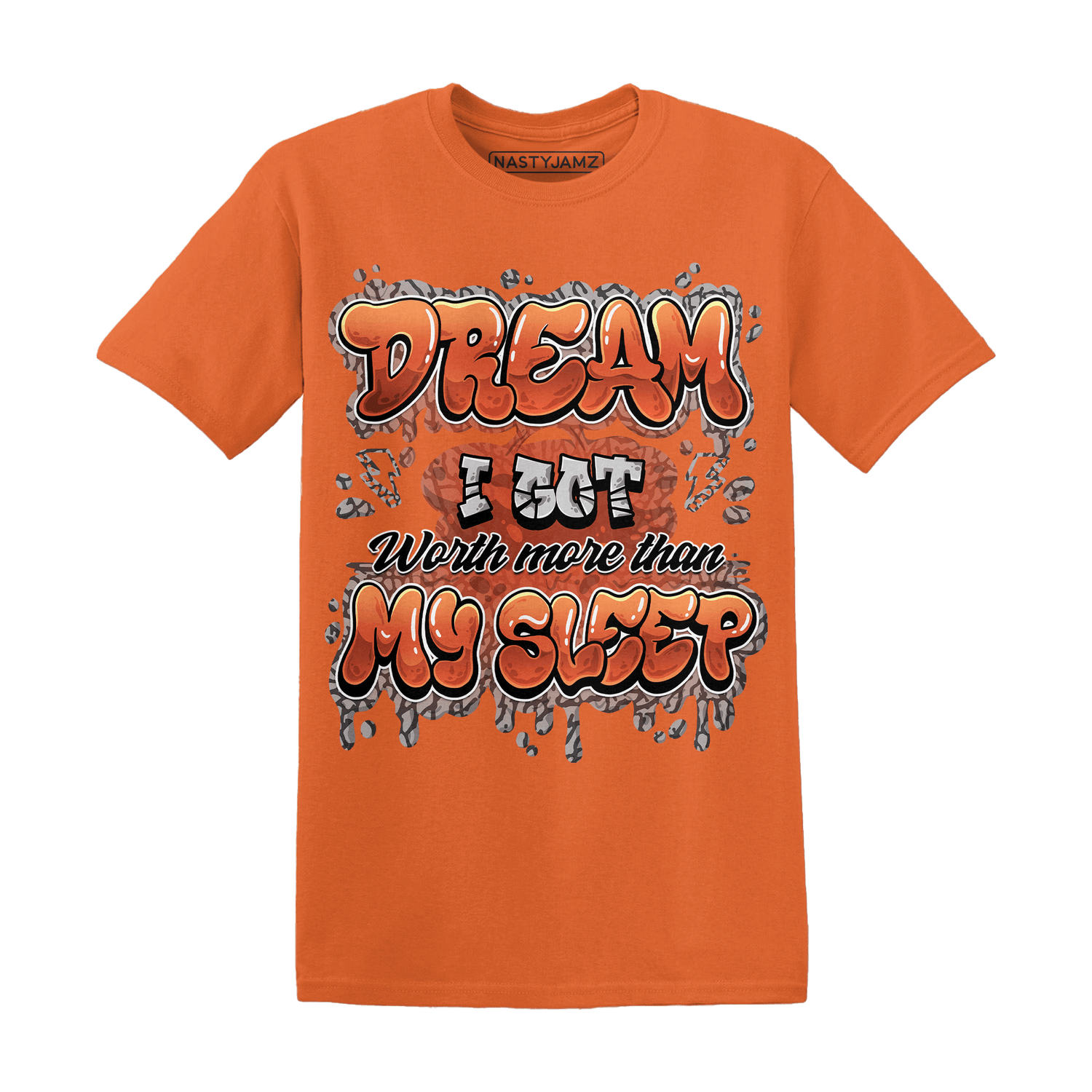 Georgia Peach 3s T Shirt Match Dream Over Rest - NastyJamz