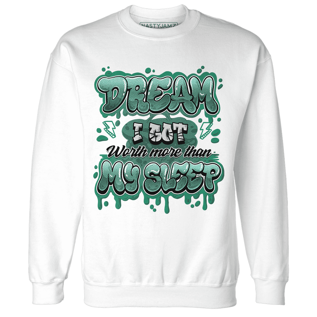 Nina CN Abney 3s Sweatshirt Match Dream Over Rest - NastyJamz
