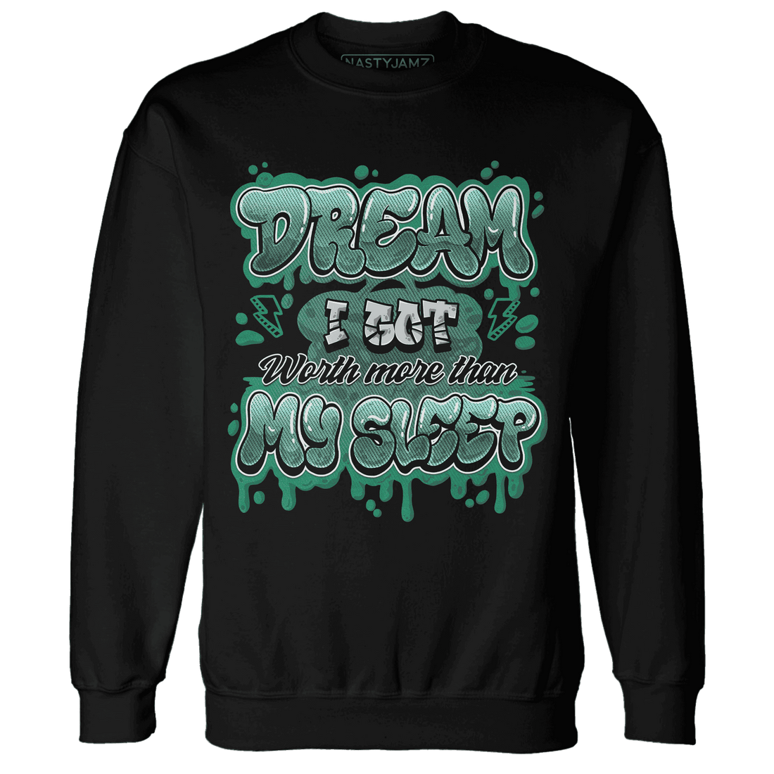 Nina CN Abney 3s Sweatshirt Match Dream Over Rest - NastyJamz