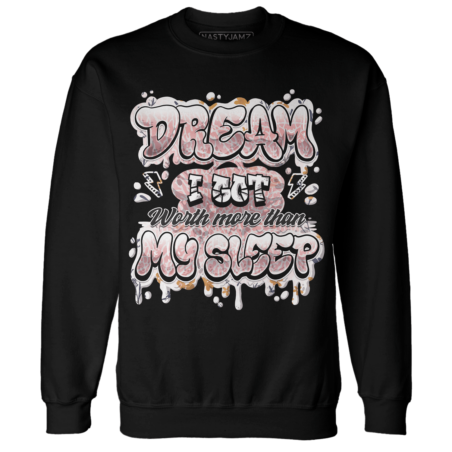Red Stardust 3s Sweatshirt Match Dream Over Rest - NastyJamz