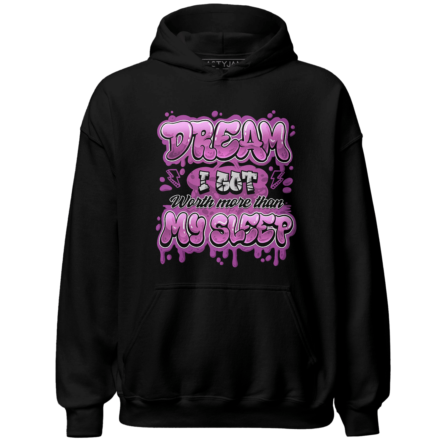 GS Hyper Violet 4s Hoodie Match Dream Over Rest - NastyJamz