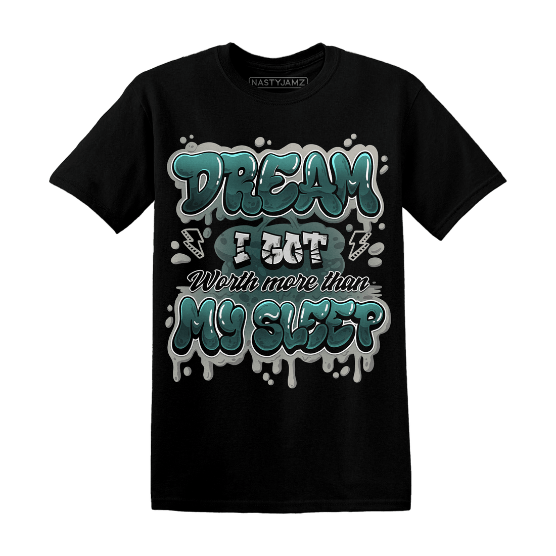 Oxidized Green 4s T Shirt Match Dream Over Rest - NastyJamz