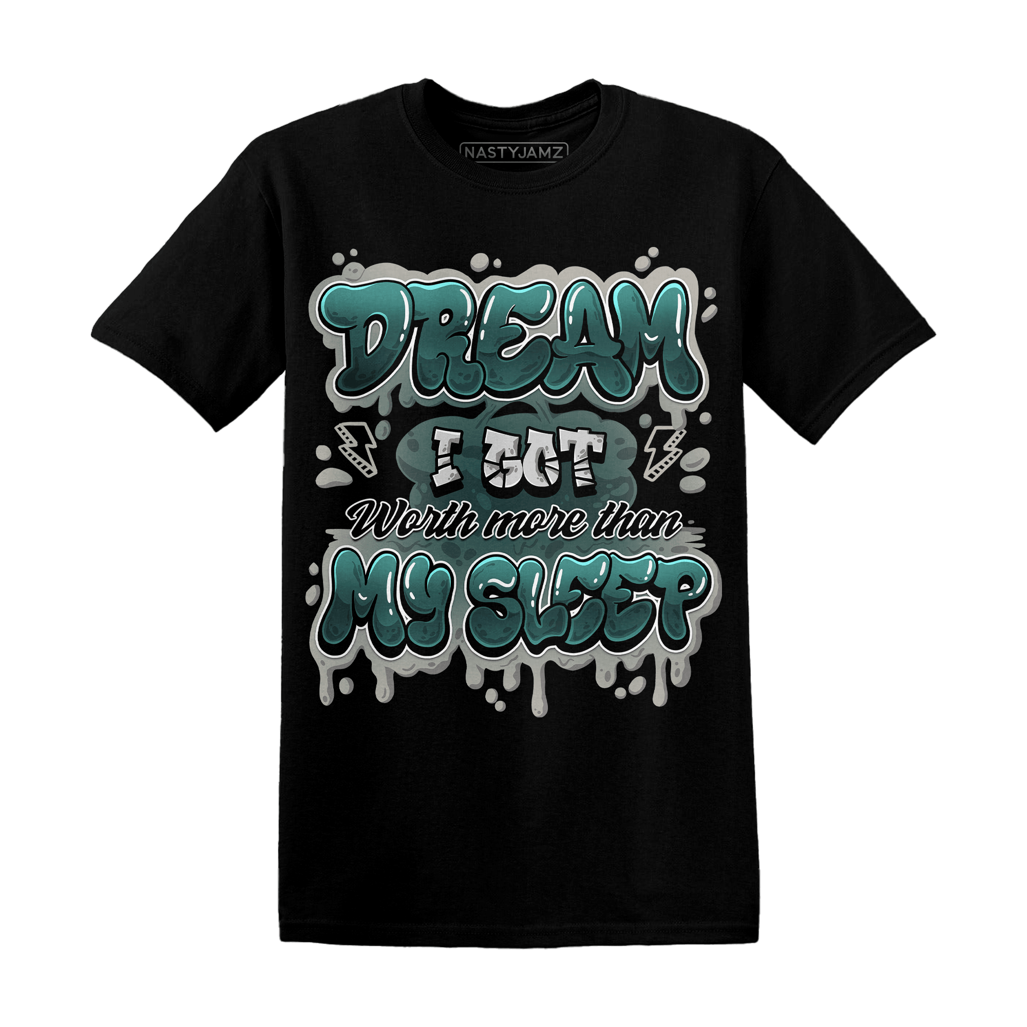 Oxidized Green 4s T Shirt Match Dream Over Rest - NastyJamz