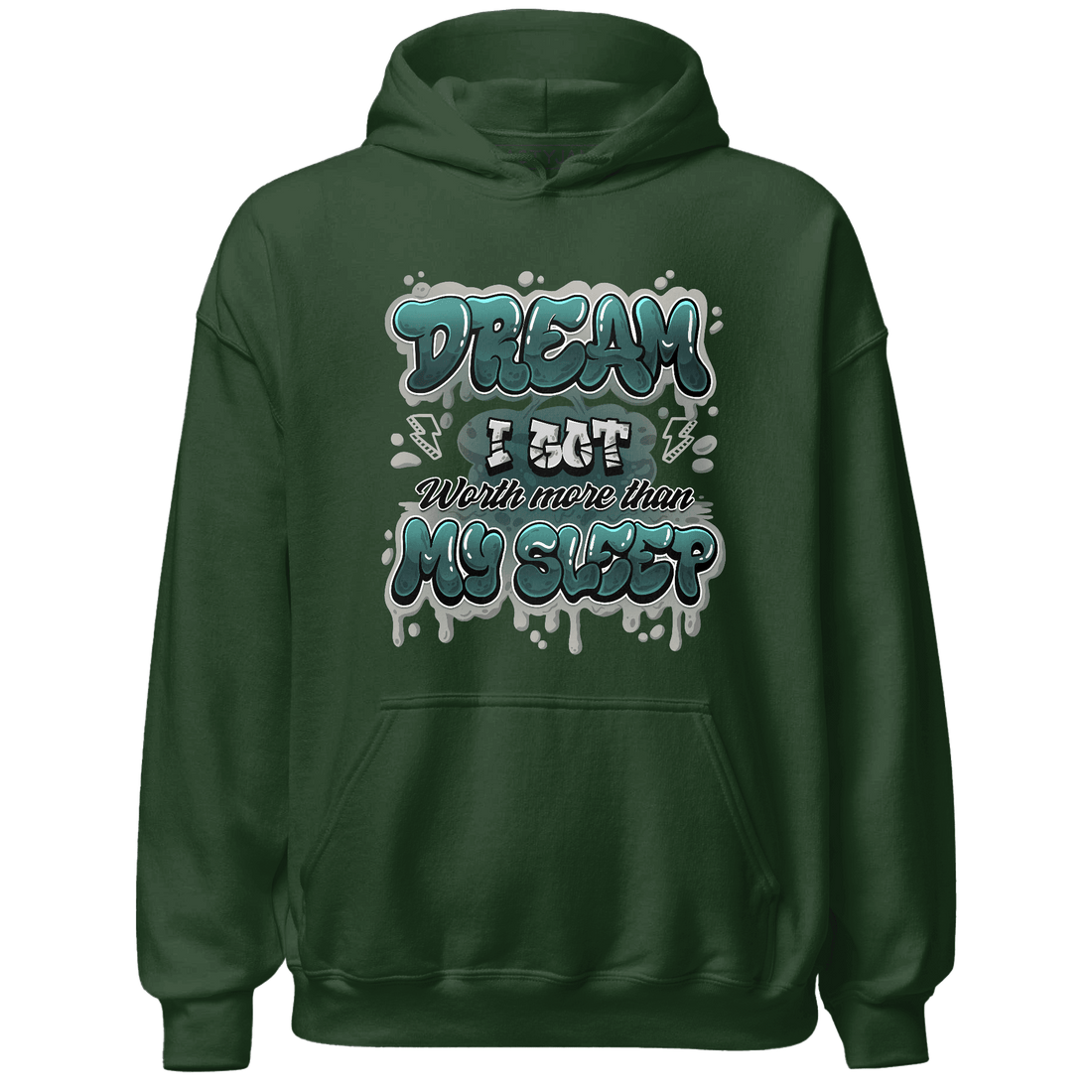 Oxidized Green 4s Hoodie Match Dream Over Rest - NastyJamz