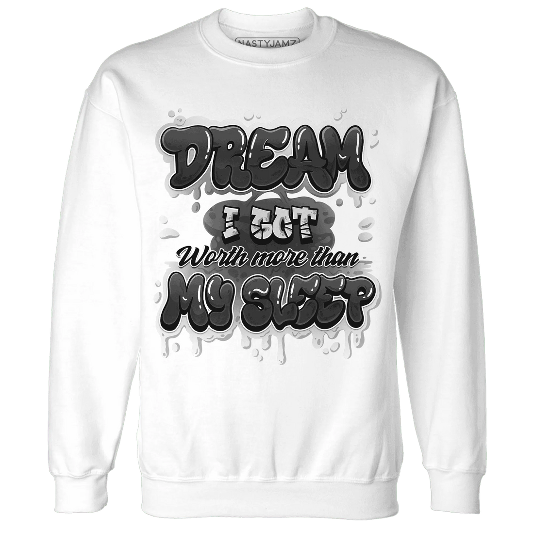 White-Thunder-4s-Sweatshirt-Match-Dream-Over-Rest