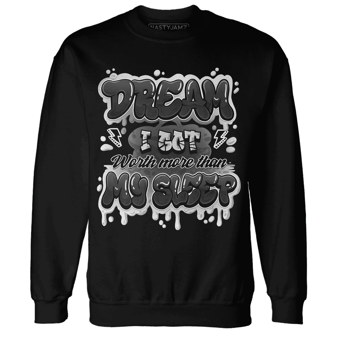 White-Thunder-4s-Sweatshirt-Match-Dream-Over-Rest