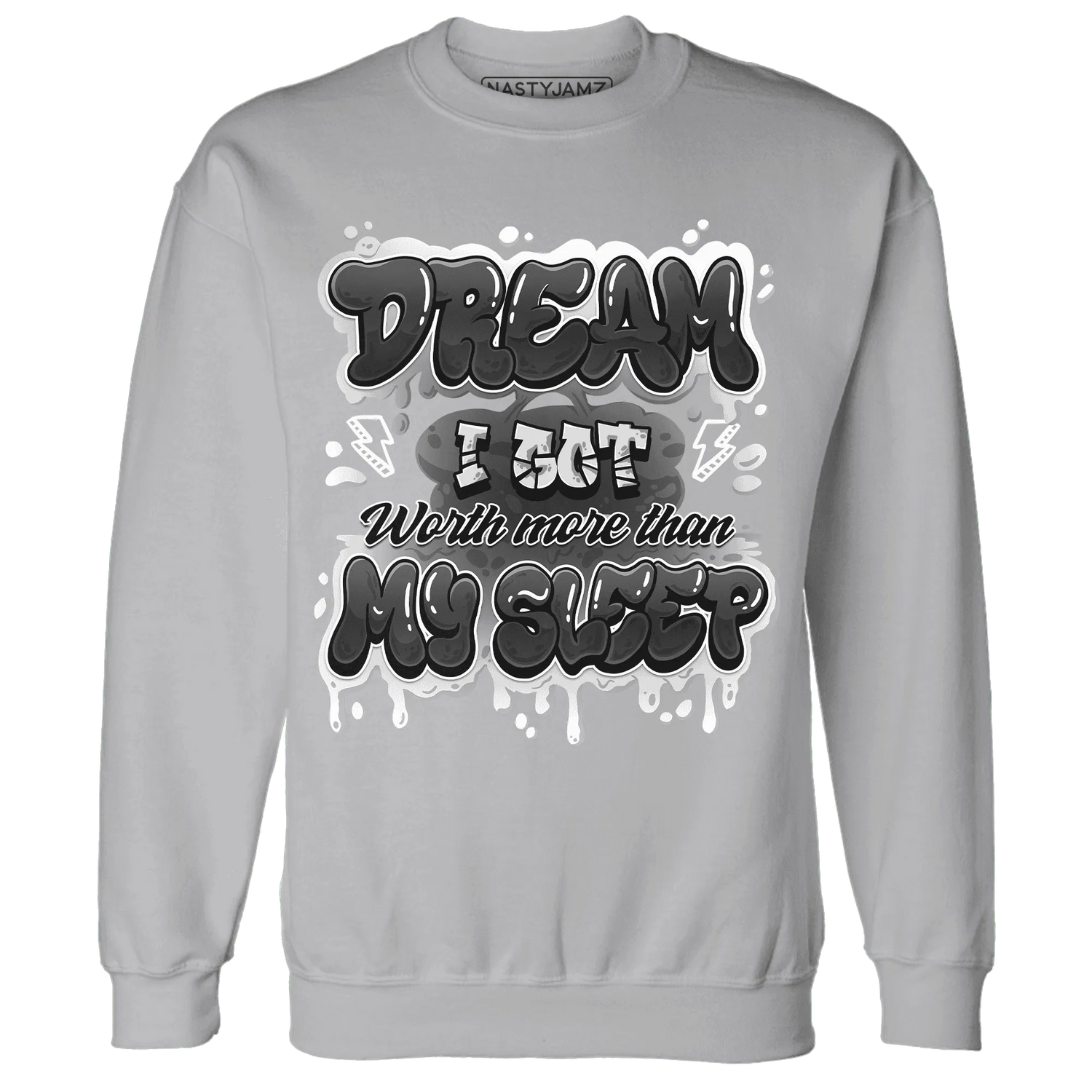 White-Thunder-4s-Sweatshirt-Match-Dream-Over-Rest