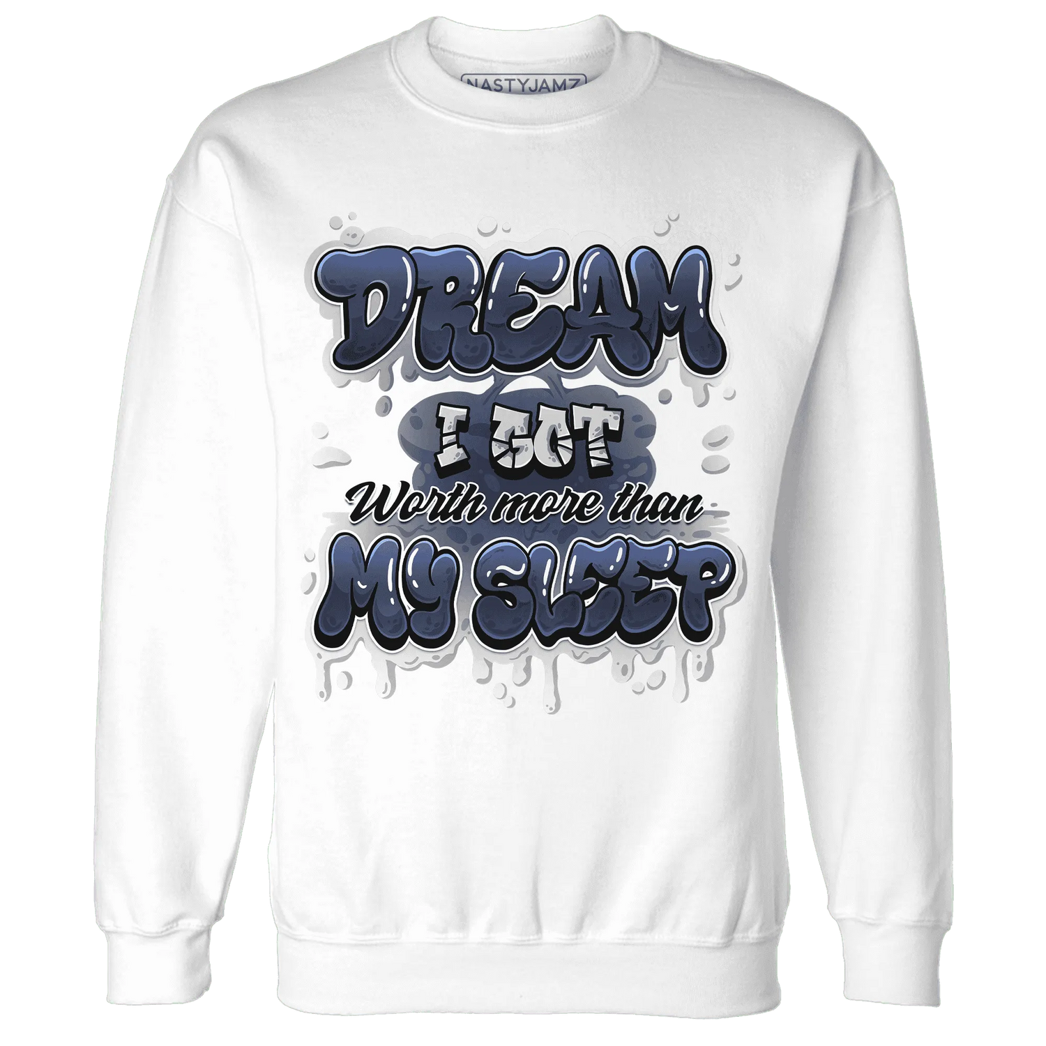 White-Navy-6s-Sweatshirt-Match-Dream-Over-Rest