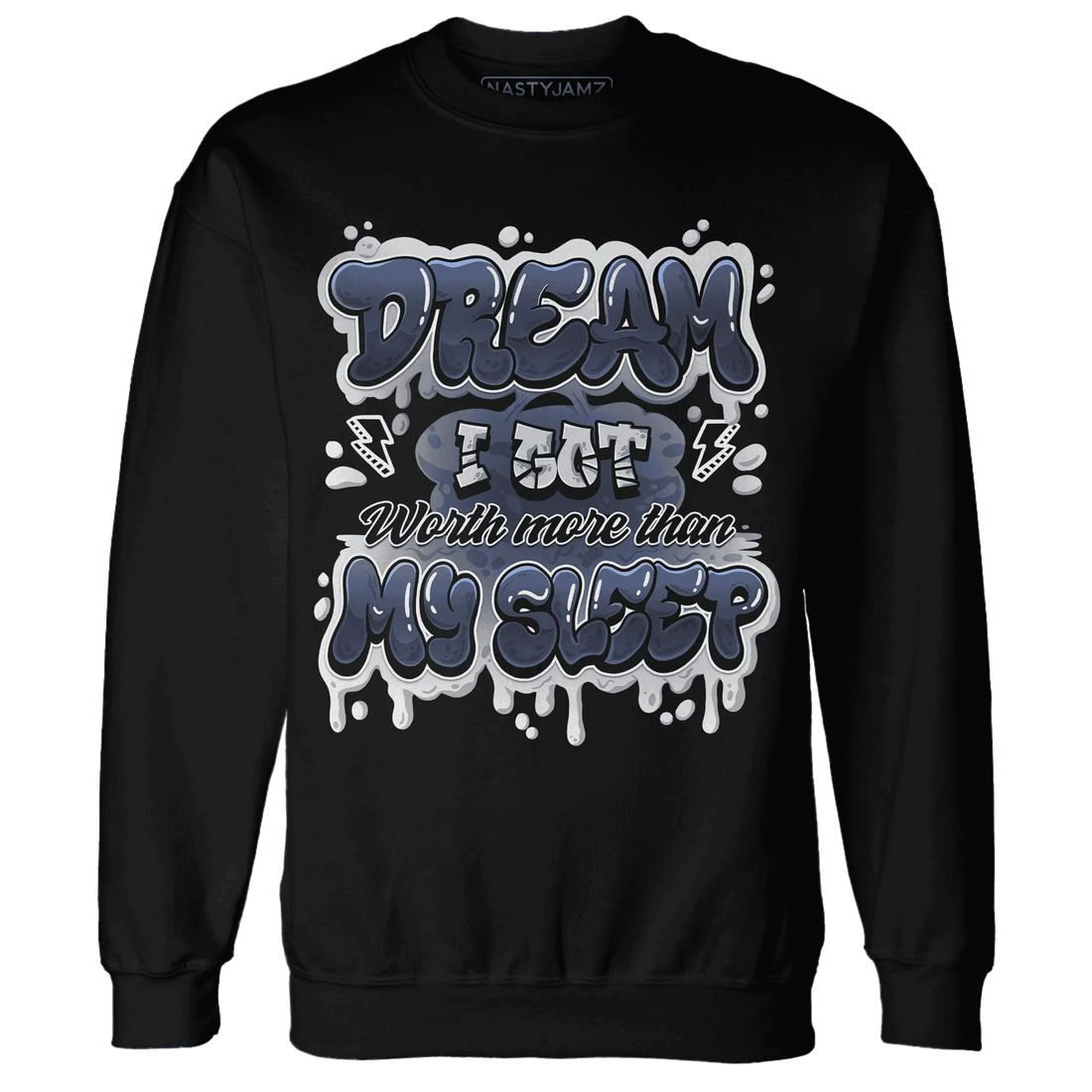 White-Navy-6s-Sweatshirt-Match-Dream-Over-Rest