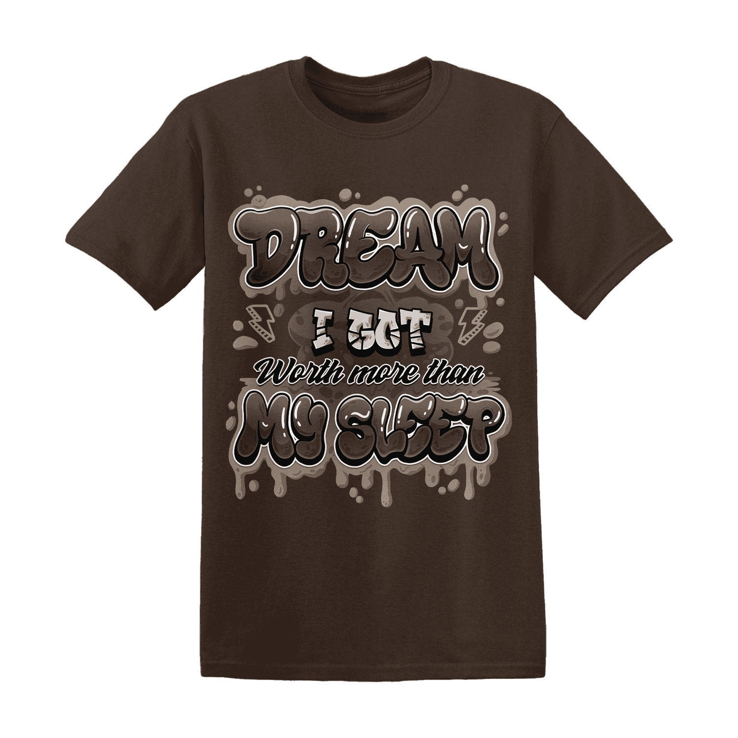 Dunk Low Baroque Brown T Shirt Match Dream Over Rest - NastyJamz